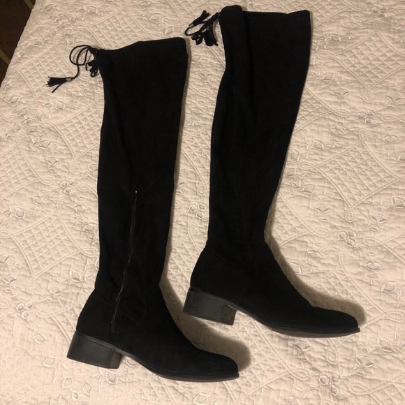 Madden Girl Black OTN Boots - Picture 3 of 8